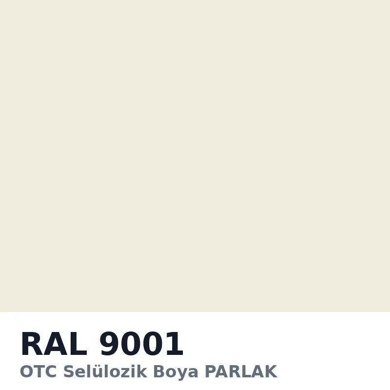 OTC Selülozik Boya PARLAK 18kg RAL9001