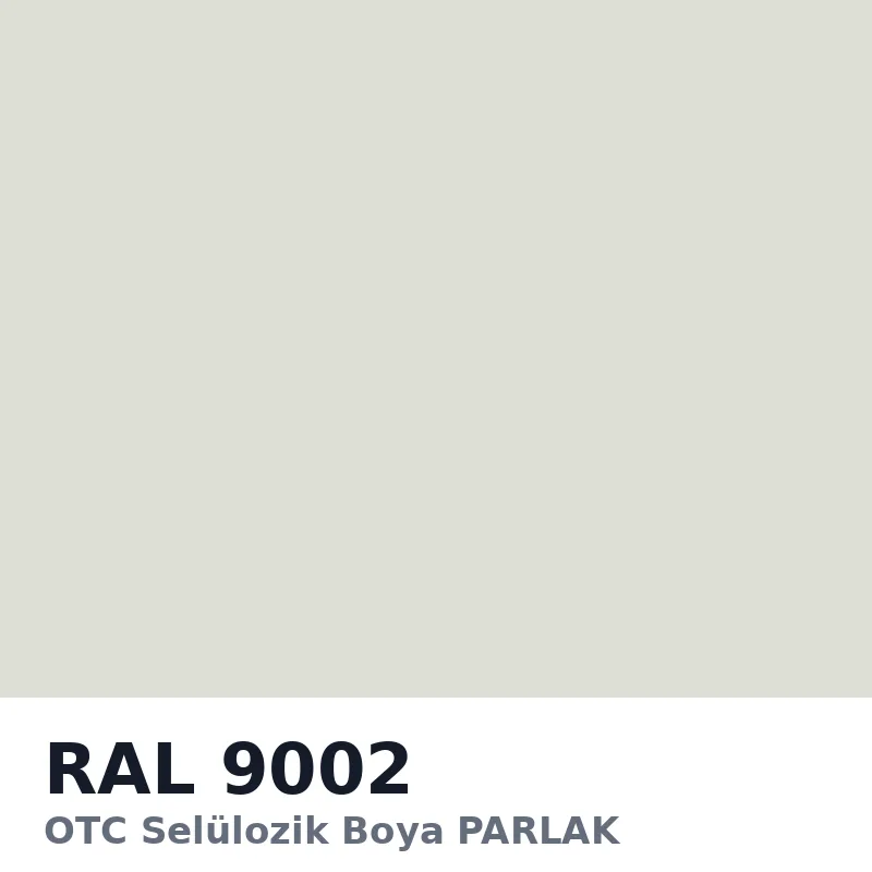 OTC Selülozik Boya PARLAK 18kg RAL9002