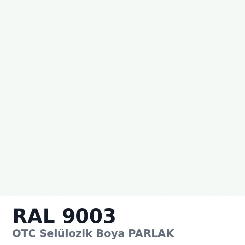 OTC Selülozik Boya PARLAK 18kg RAL9003