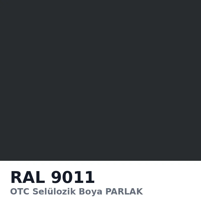 OTC Selülozik Boya PARLAK 18kg RAL9011