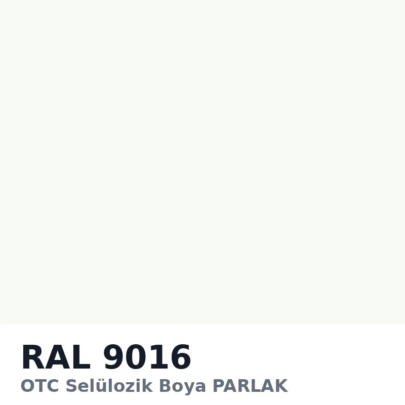 OTC Selülozik Boya PARLAK 18kg RAL9016