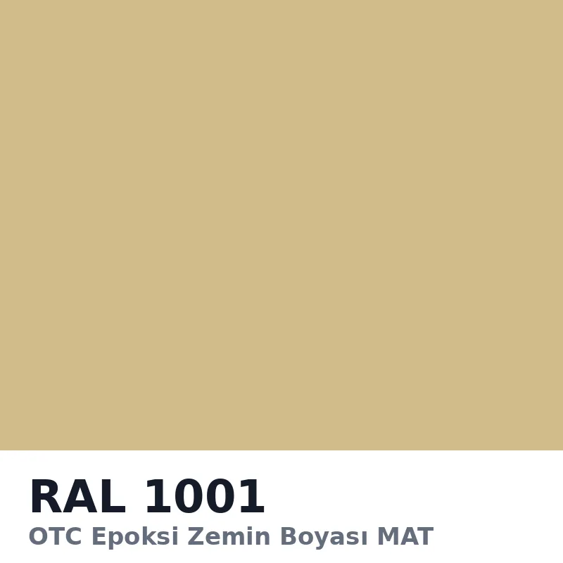 OTC Epoksi Zemin Boyası MAT 21kg + 3kg Takım RAL1001
