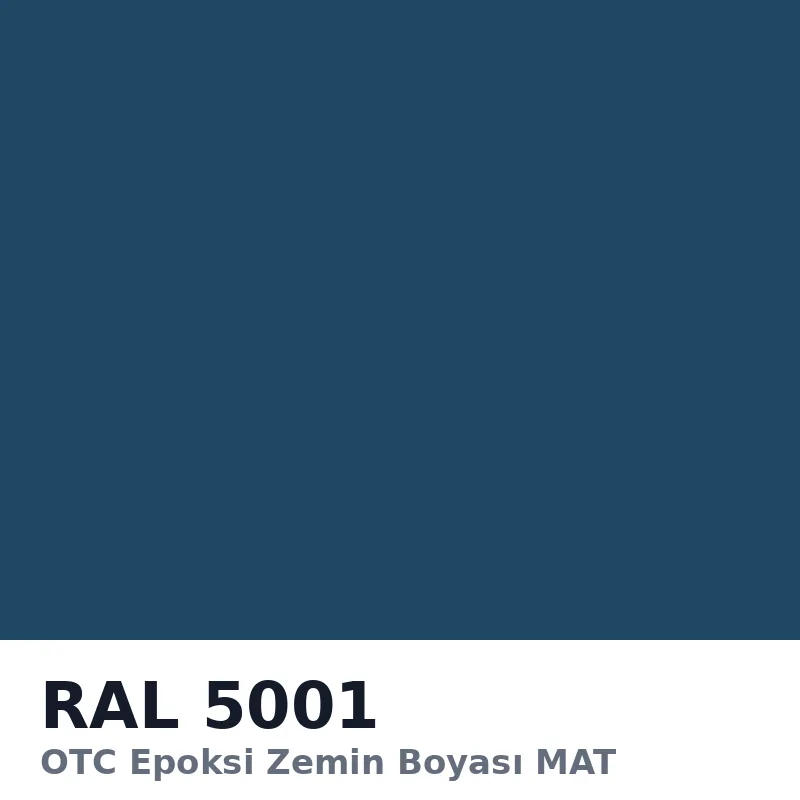OTC Epoksi Zemin Boyası MAT 21kg + 3kg Takım RAL5001