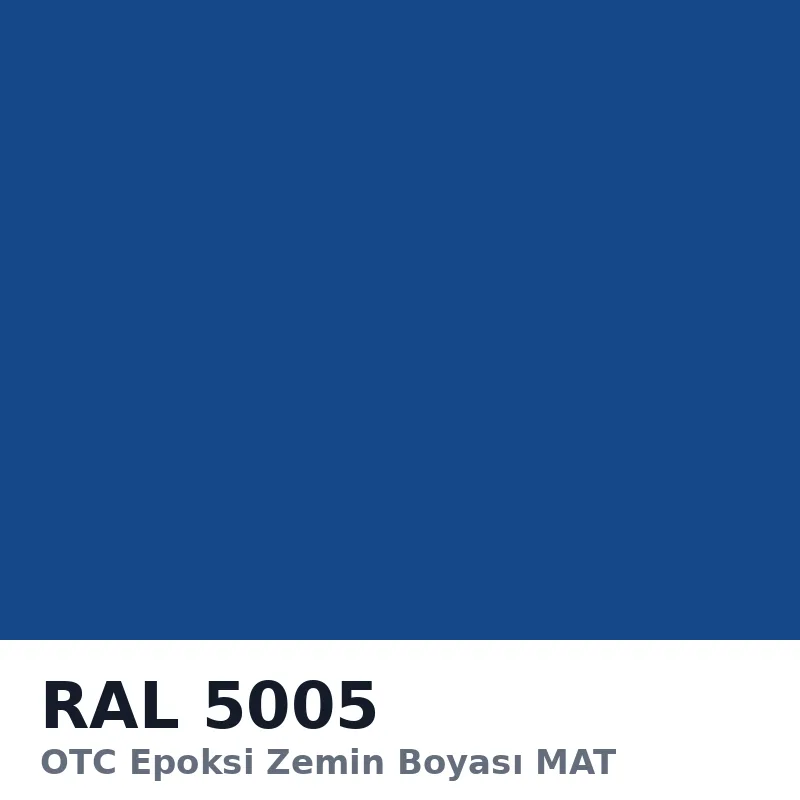 OTC Epoksi Zemin Boyası MAT 21kg + 3kg Takım RAL5005
