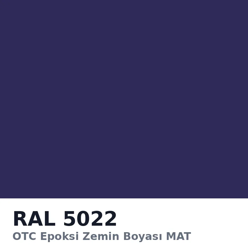 OTC Epoksi Zemin Boyası MAT 21kg + 3kg Takım RAL5022