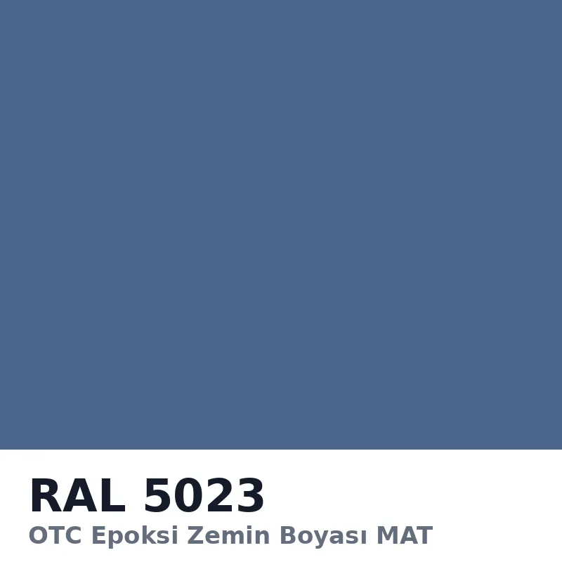 OTC Epoksi Zemin Boyası MAT 21kg + 3kg Takım RAL5023