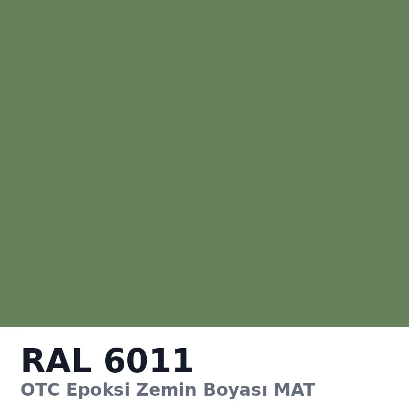 OTC Epoksi Zemin Boyası MAT 21kg + 3kg Takım RAL6011