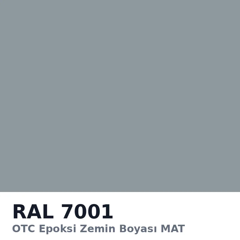 OTC Epoksi Zemin Boyası MAT 21kg + 3kg Takım RAL7001