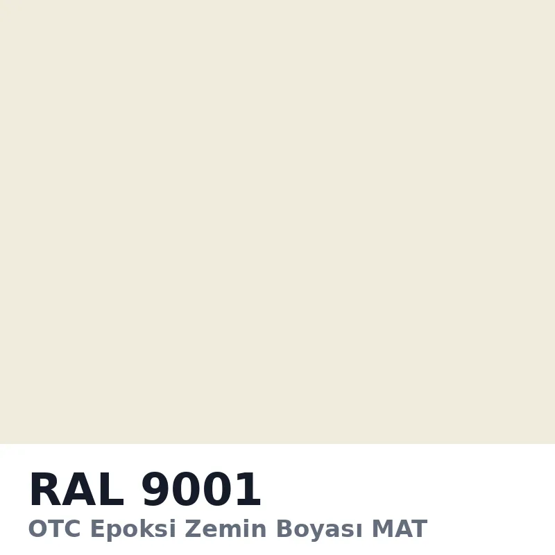 OTC Epoksi Zemin Boyası MAT 21kg + 3kg Takım RAL9001