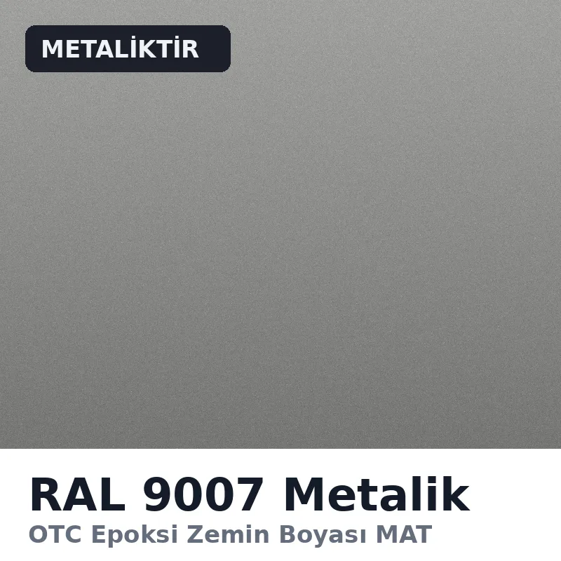 OTC Epoksi Zemin Boyası MAT 21kg + 3kg Takım RAL9007