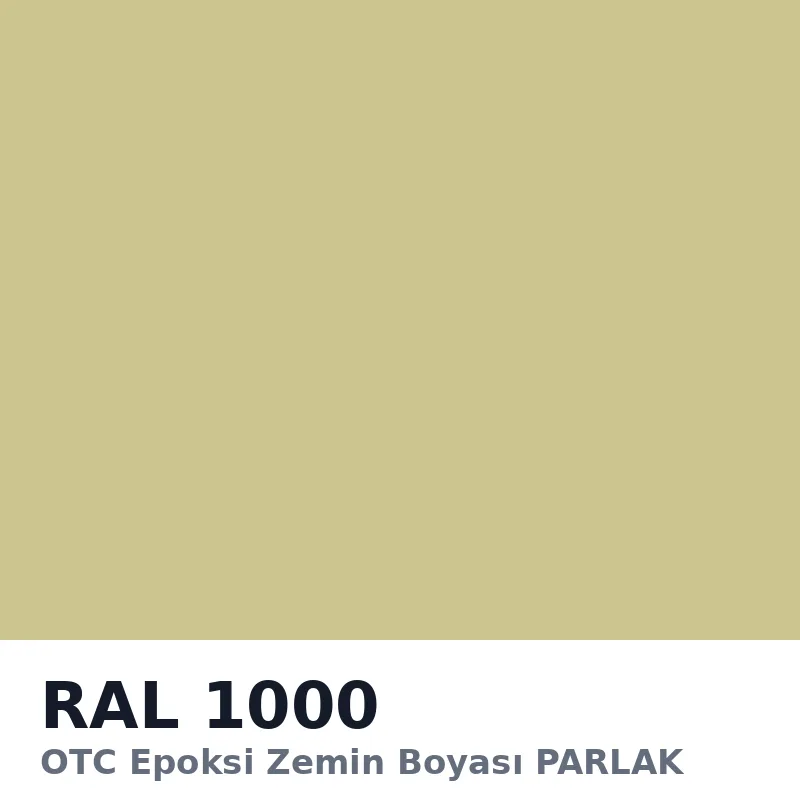 OTC Epoksi Zemin Boyası PARLAK 20kg + 4kg Takım RAL1000