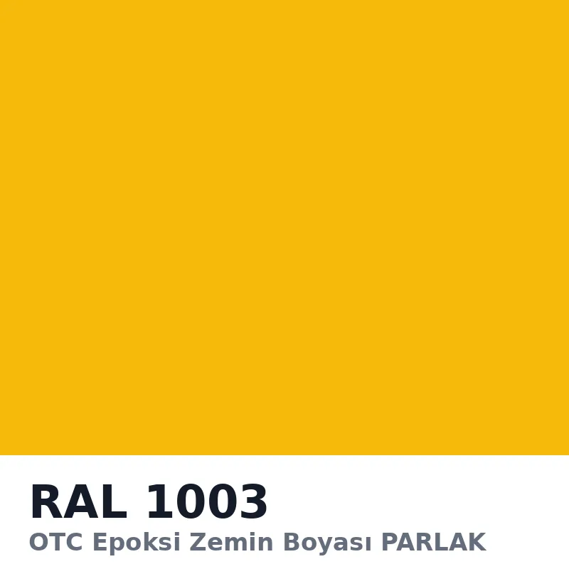 OTC Epoksi Zemin Boyası PARLAK 20kg + 4kg Takım RAL1003