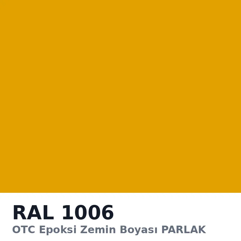 OTC Epoksi Zemin Boyası PARLAK 20kg + 4kg Takım RAL1006