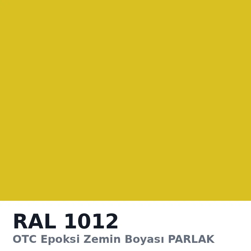 OTC Epoksi Zemin Boyası PARLAK 20kg + 4kg Takım RAL1012