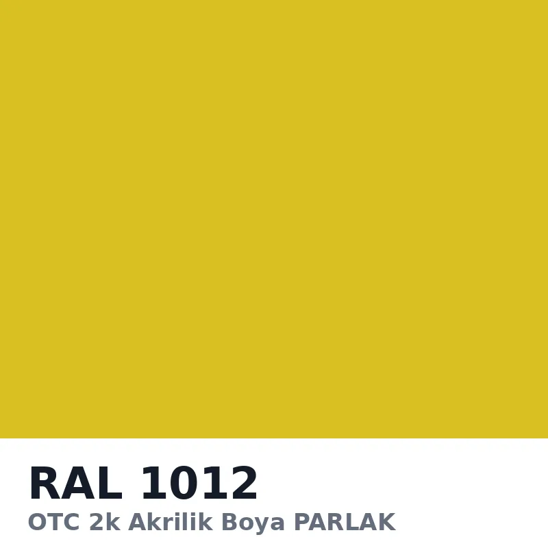OTC 2k Akrilik Boya PARLAK 16 Kg RAL1012