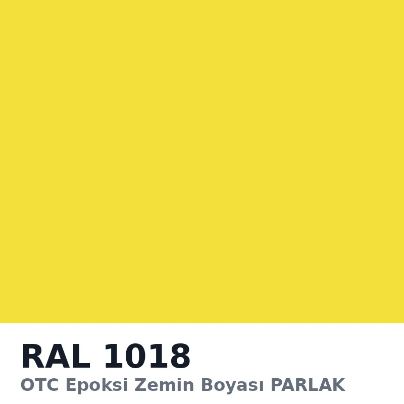 OTC Epoksi Zemin Boyası PARLAK 20kg + 4kg Takım RAL1018