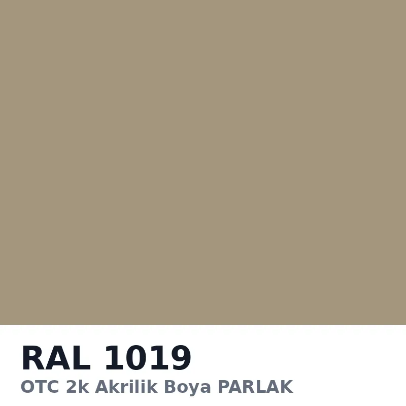 OTC 2k Akrilik Boya PARLAK 16 Kg RAL1019