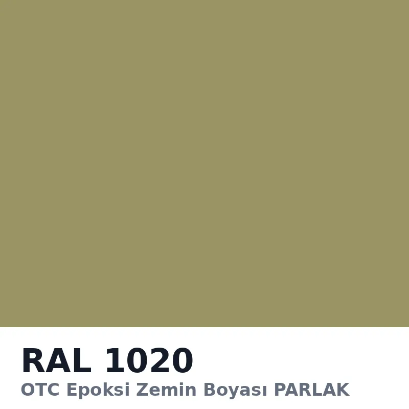 OTC Epoksi Zemin Boyası PARLAK 20kg + 4kg Takım RAL1020