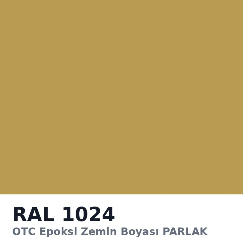 OTC Epoksi Zemin Boyası PARLAK 20kg + 4kg Takım RAL1024