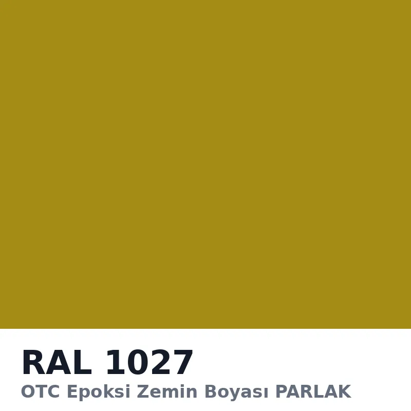 OTC Epoksi Zemin Boyası PARLAK 20kg + 4kg Takım RAL1027
