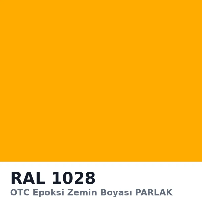 OTC Epoksi Zemin Boyası PARLAK 20kg + 4kg Takım RAL1028