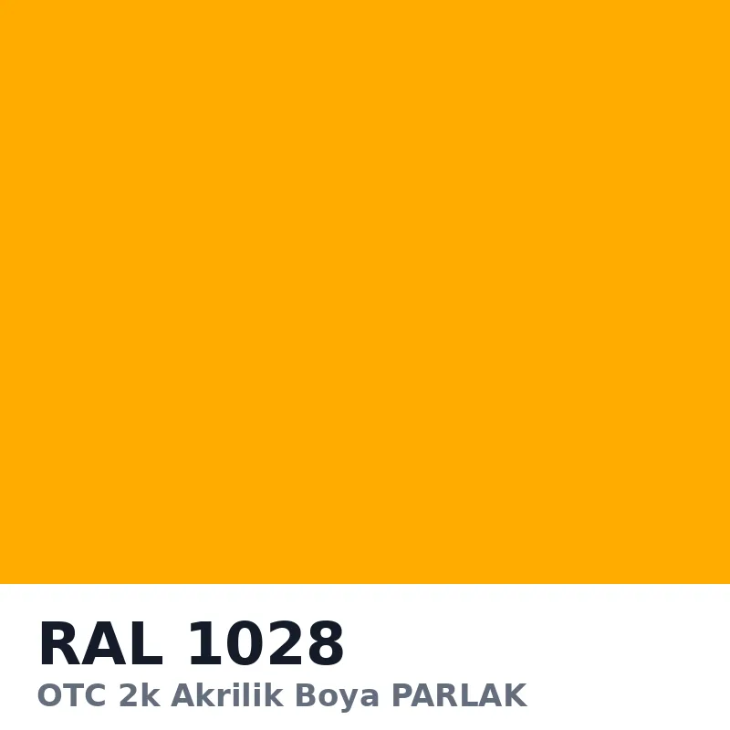 OTC 2k Akrilik Boya PARLAK 16 Kg RAL1028