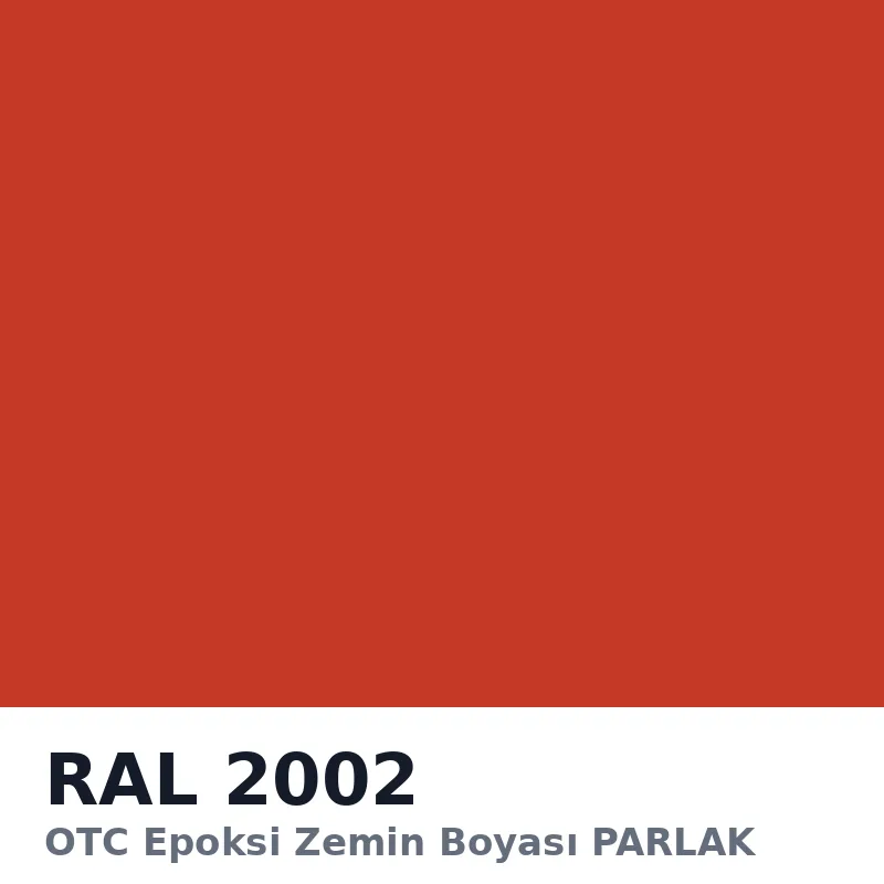 OTC Epoksi Zemin Boyası PARLAK 20kg + 4kg Takım RAL2002