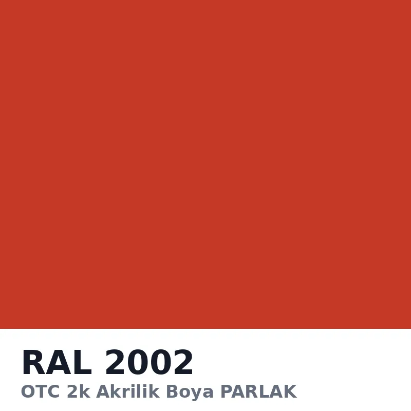 OTC 2k Akrilik Boya PARLAK 16 Kg RAL2002