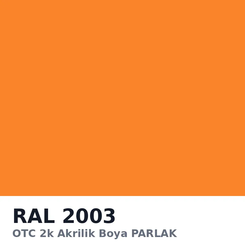 OTC 2k Akrilik Boya PARLAK 16 Kg RAL2003