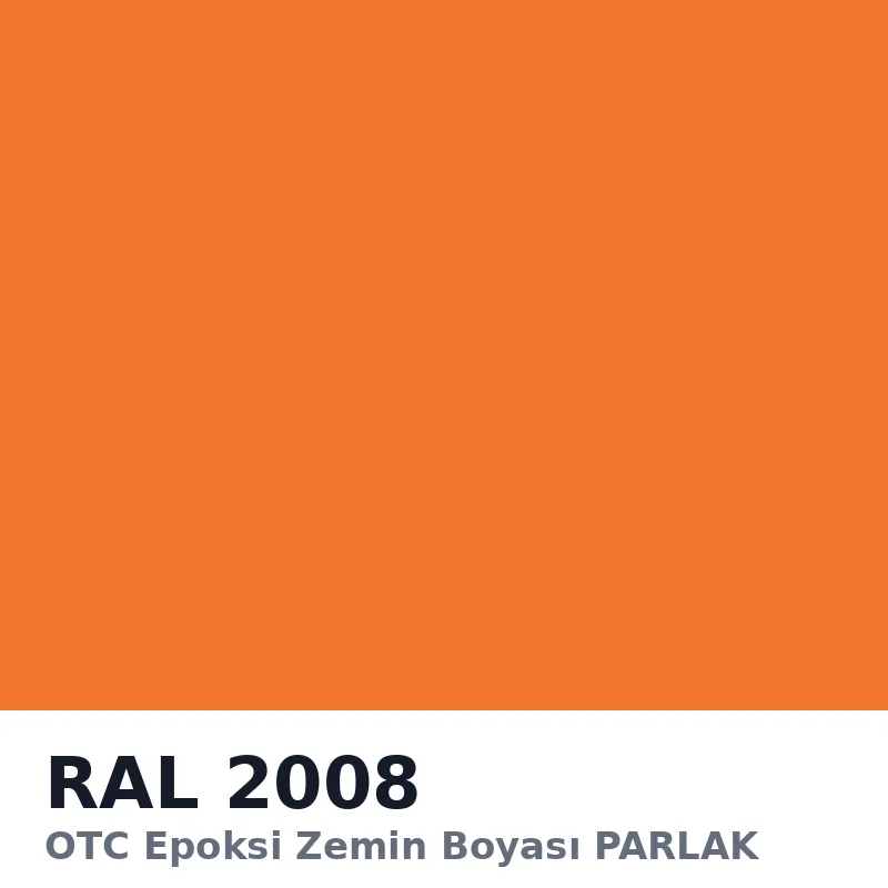 OTC Epoksi Zemin Boyası PARLAK 20kg + 4kg Takım RAL2008