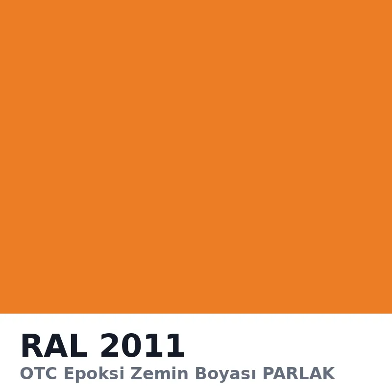 OTC Epoksi Zemin Boyası PARLAK 20kg + 4kg Takım RAL2011