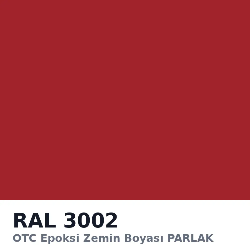 OTC Epoksi Zemin Boyası PARLAK 20kg + 4kg Takım RAL3002