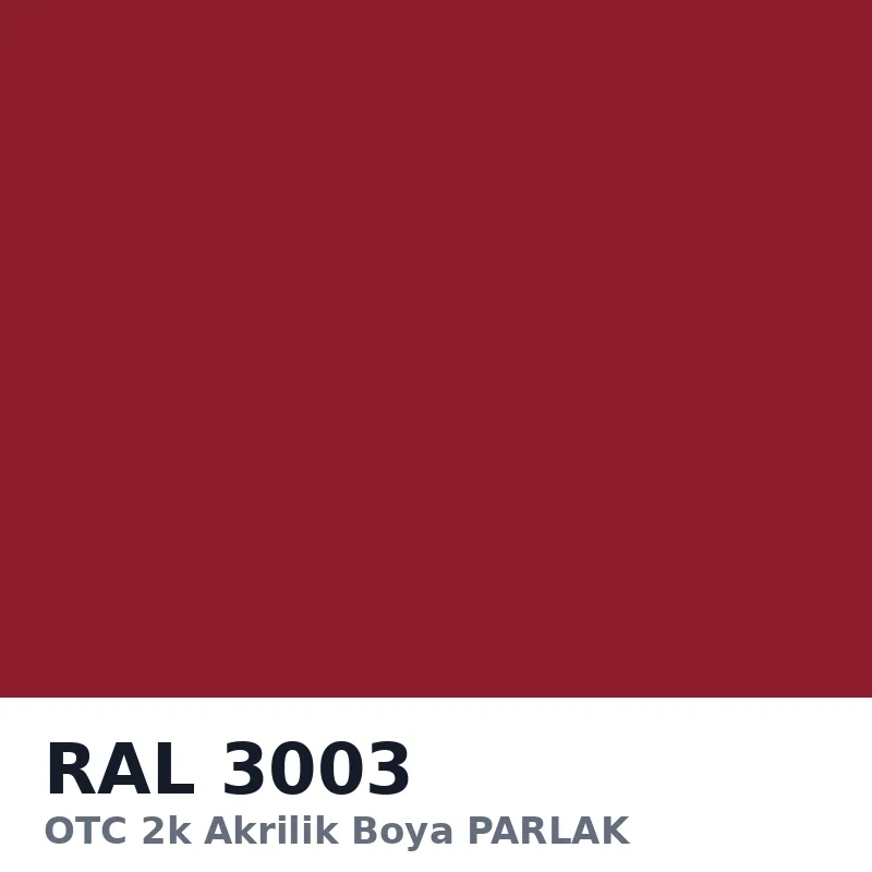 OTC 2k Akrilik Boya PARLAK 16 Kg RAL3003