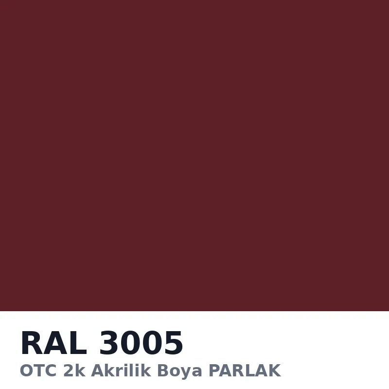 OTC 2k Akrilik Boya PARLAK 16 Kg RAL3005