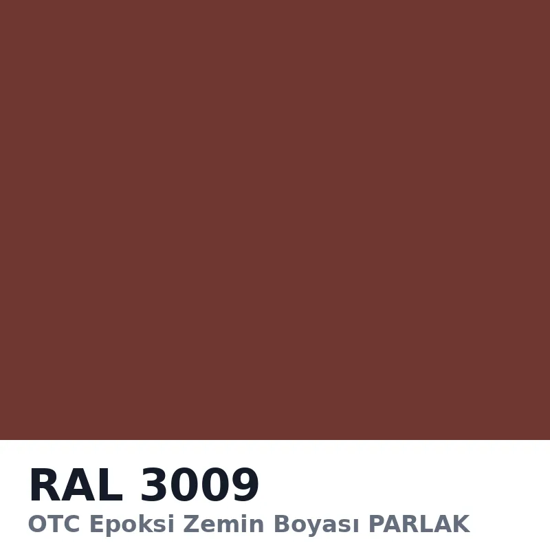OTC Epoksi Zemin Boyası PARLAK 20kg + 4kg Takım RAL3009