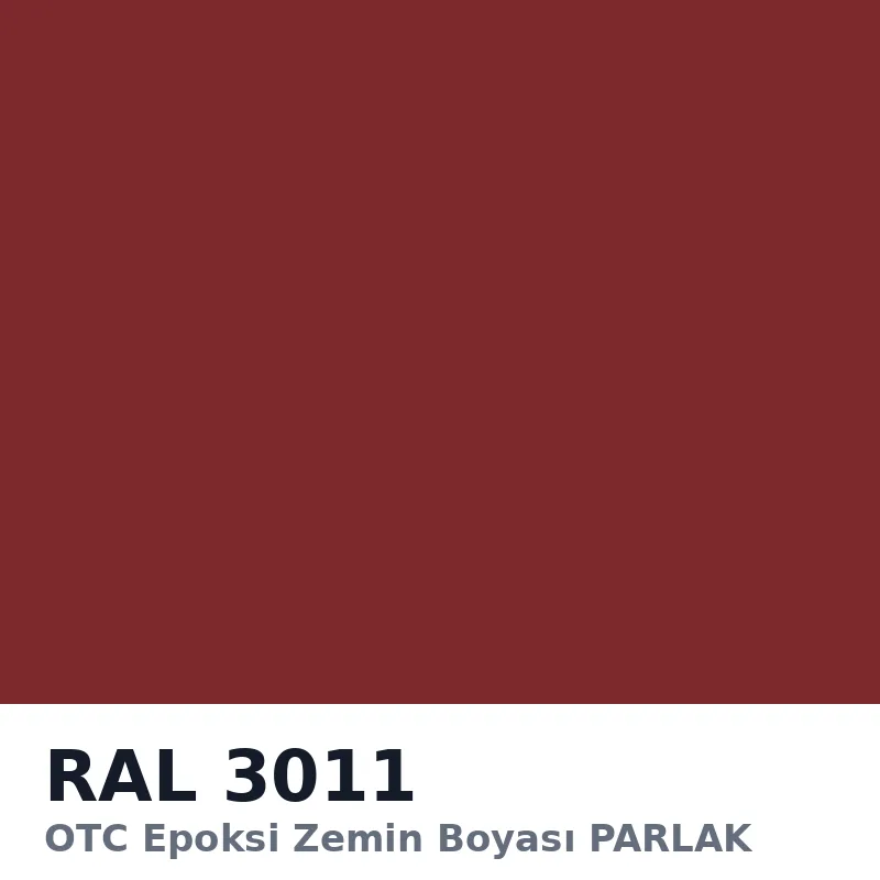 OTC Epoksi Zemin Boyası PARLAK 20kg + 4kg Takım RAL3011