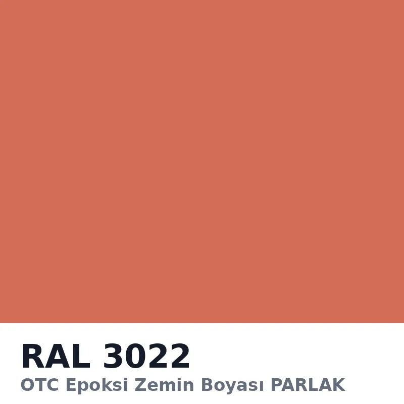 OTC Epoksi Zemin Boyası PARLAK 20kg + 4kg Takım RAL3022