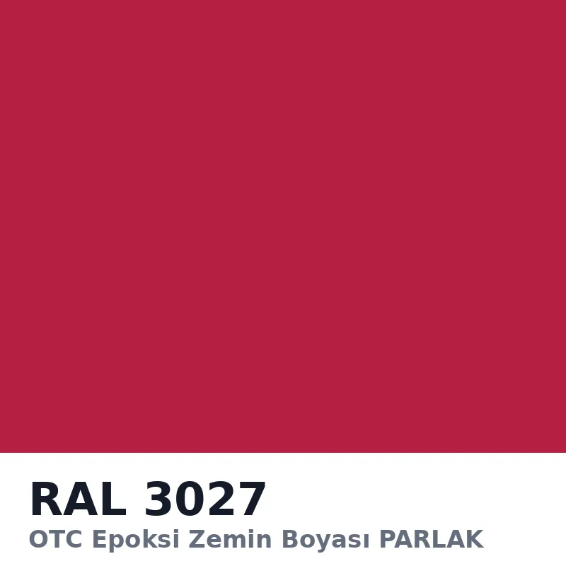 OTC Epoksi Zemin Boyası PARLAK 20kg + 4kg Takım RAL3027
