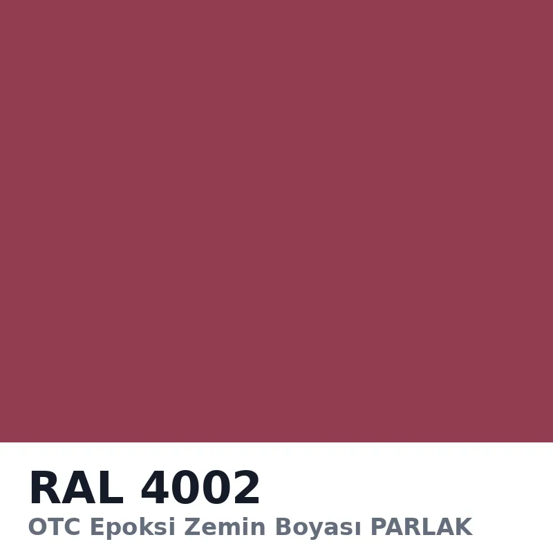 OTC Epoksi Zemin Boyası PARLAK 20kg + 4kg Takım RAL4002