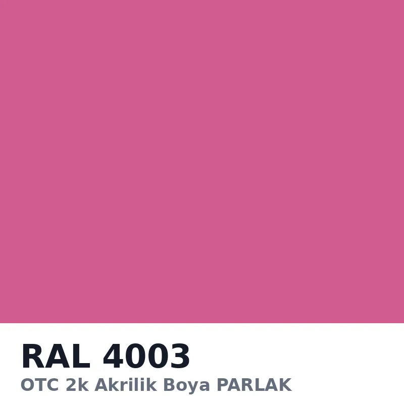 OTC 2k Akrilik Boya PARLAK 16 Kg RAL4003