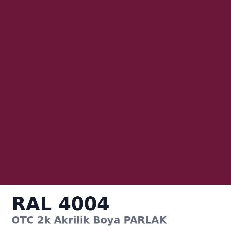 OTC 2k Akrilik Boya PARLAK 16 Kg RAL4004