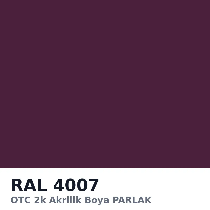 OTC 2k Akrilik Boya PARLAK 16 Kg RAL4007