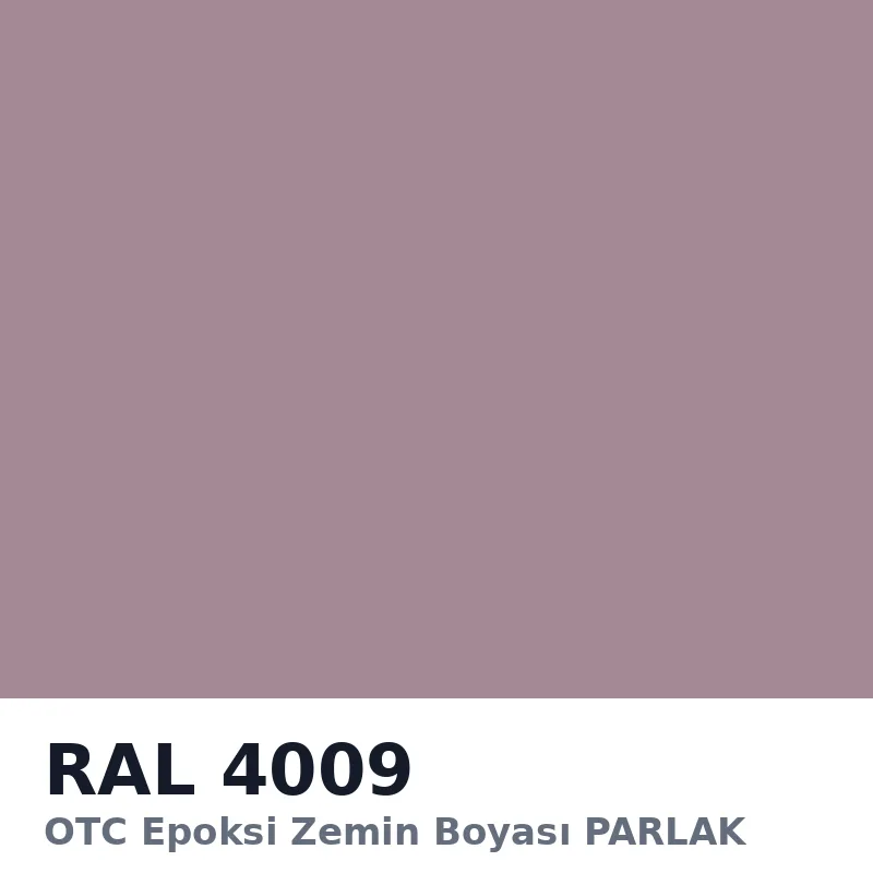 OTC Epoksi Zemin Boyası PARLAK 20kg + 4kg Takım RAL4009