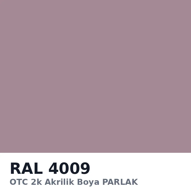 OTC 2k Akrilik Boya PARLAK 16 Kg RAL4009