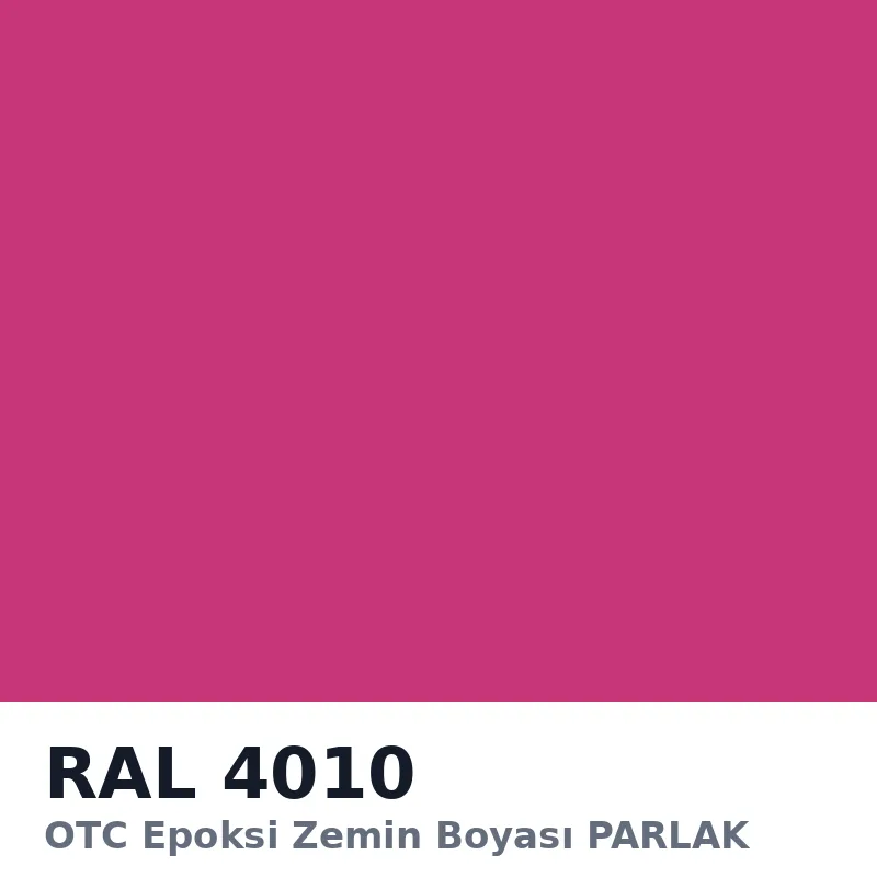 OTC Epoksi Zemin Boyası PARLAK 20kg + 4kg Takım RAL4010