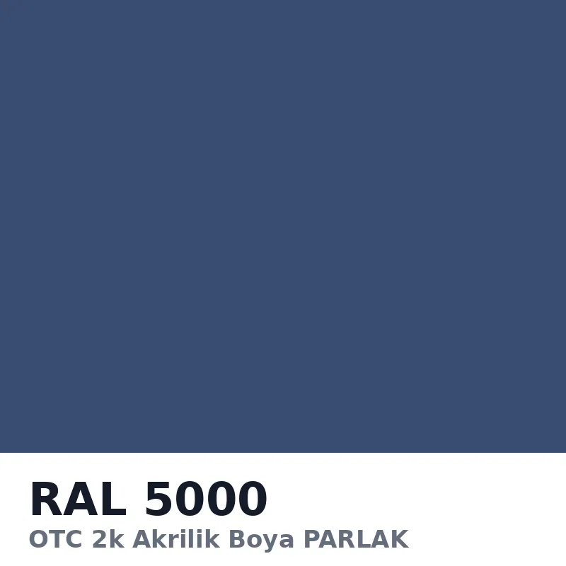 OTC 2k Akrilik Boya PARLAK 16 Kg RAL5000