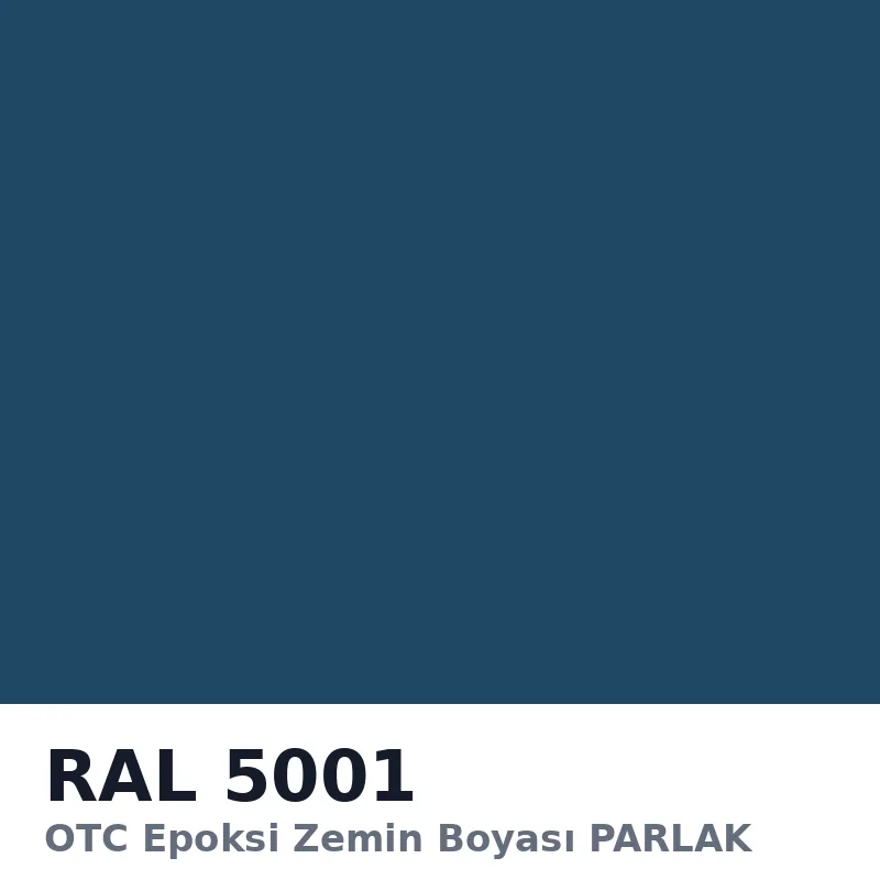 OTC Epoksi Zemin Boyası PARLAK 20kg + 4kg Takım RAL5001