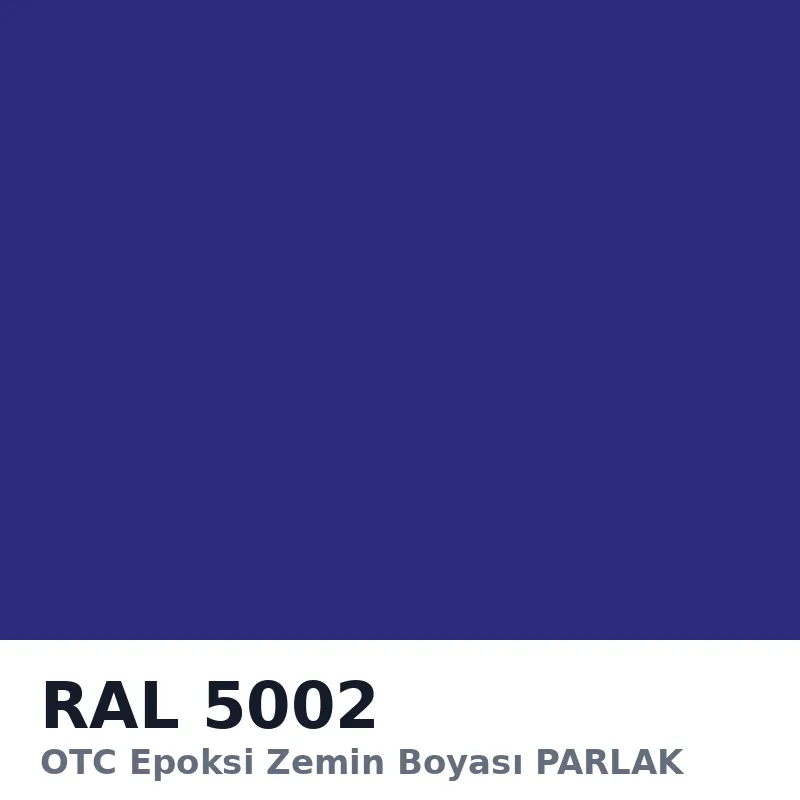 OTC Epoksi Zemin Boyası PARLAK 20kg + 4kg Takım RAL5002