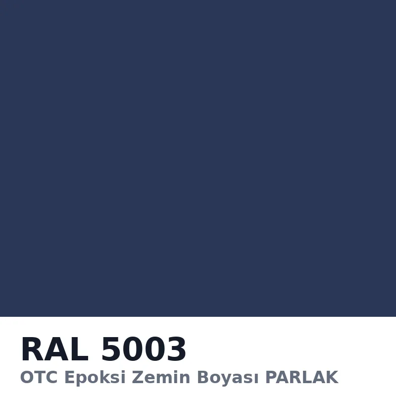 OTC Epoksi Zemin Boyası PARLAK 20kg + 4kg Takım RAL5003