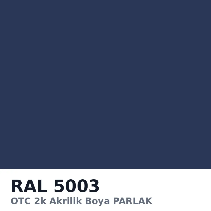 OTC 2k Akrilik Boya PARLAK 16 Kg RAL5003